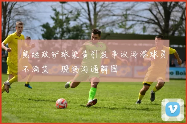 熊继政铲球染黄引发争议海港球员不满艾堃现场沟通解围